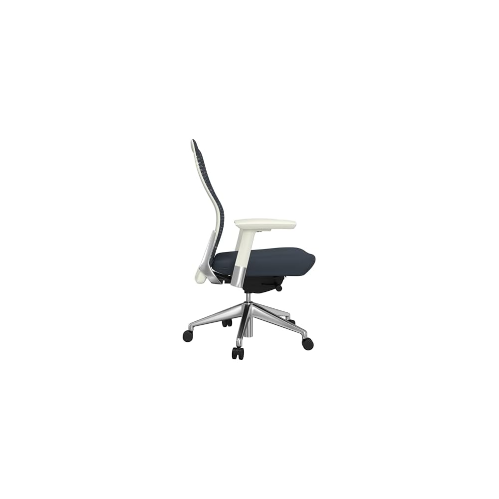 Euro Style Eon Office Chair | Modern Ergonomic Executive Style | Breathable Mesh Back, Padded Seat | 360° Swivel, Tilt with Tension Control, Lumbar Support, Seat Slider, Adjustable Arms | Grey