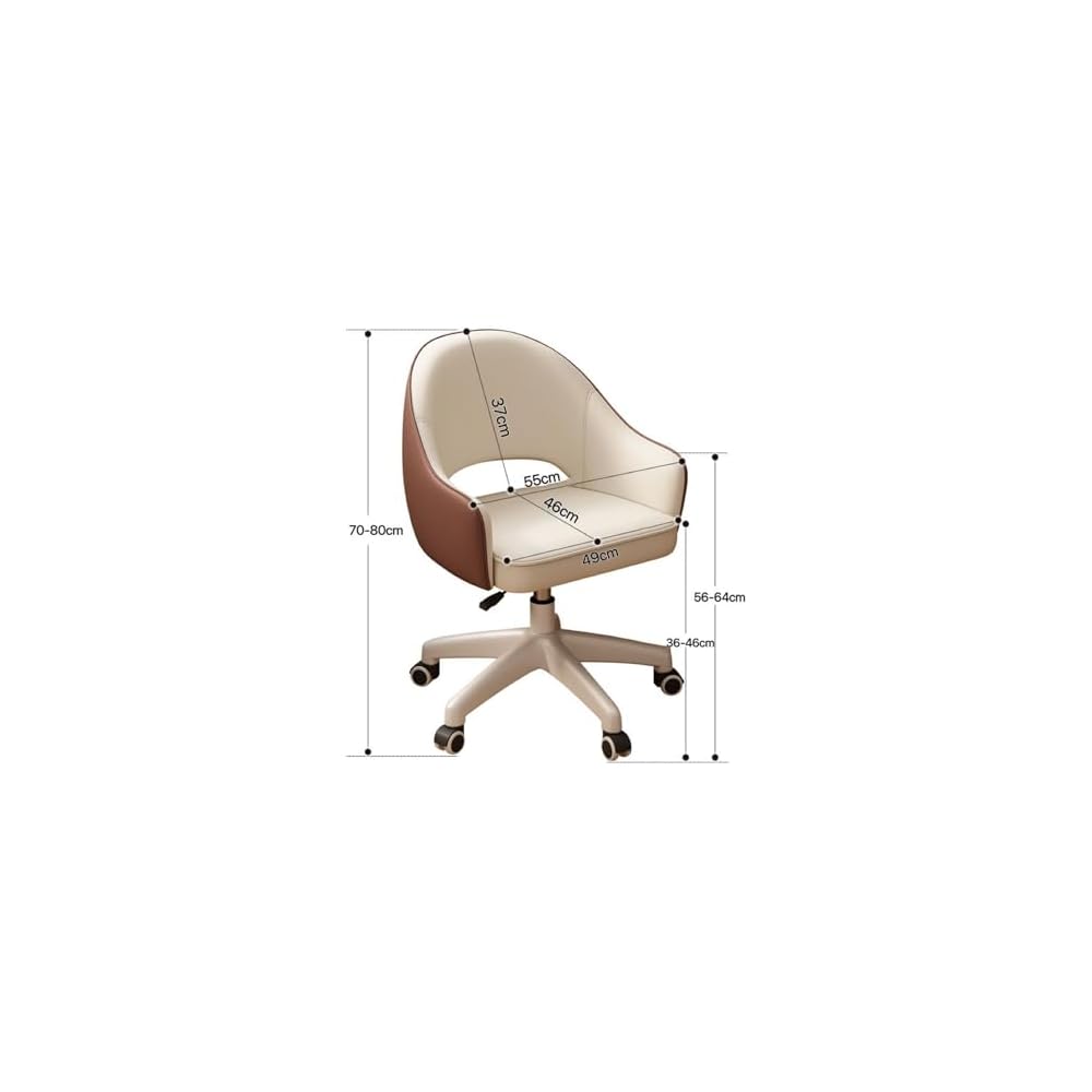 Makeup Chair Vanity Chair, Swivel Makeup Chair,Height Adjustable Upholstered Ergonomic Make Up Chair,for Home Office, Bed Room, Small Space,C