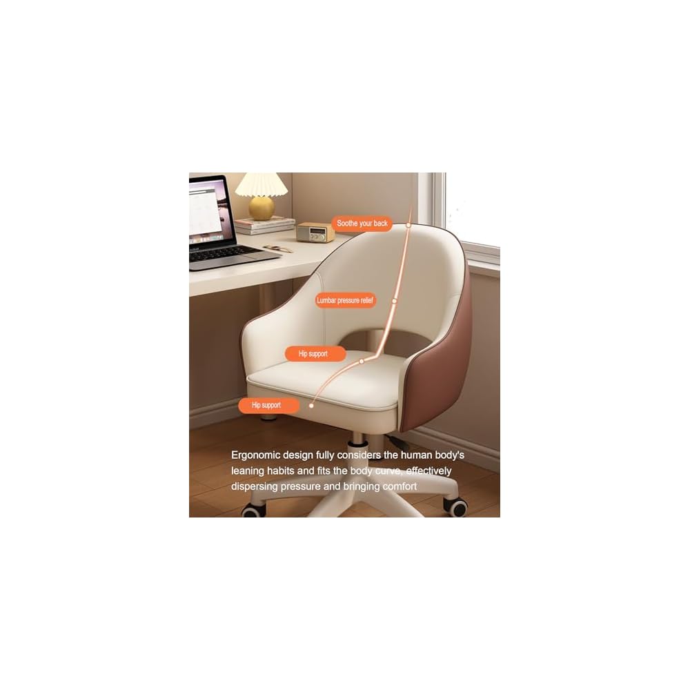 Makeup Chair Vanity Chair, Swivel Makeup Chair,Height Adjustable Upholstered Ergonomic Make Up Chair,for Home Office, Bed Room, Small Space,C